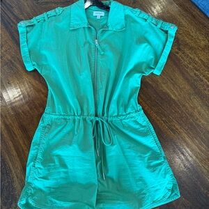 Pistola Green Shorts Romper